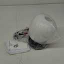 Small Bedside Table Lamp Set of 2,Milky White Glass,Small Place Desk Lamp,3CCT LED Bulb Included- White
