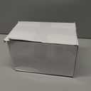 Hoolerry 15 Pack 85 oz Paper Bucket Cardboard Food Bucket Bulk Disposable Food Container for Birthday Party, Wedding, Baby Shower, Event Gather Party Supplies (White)