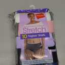 Hanes Women's Cotton Brief Value Pack, 10-Pack, Assorted Brief Underwear (Colors May Vary). Size 10/3XL
