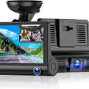 Dash Camera for Car Security Dual Dash Cam Front and Inside 4 Inch LCD Screen with WDR, Night Vision, G-Sensor Auto Lock, Loop Recording