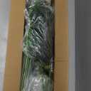 4ft 2pcs Large Artificial Plants Fake Palm Tree Tropical Palm Leaves Faux Palm Plants Tall Tree Indoor Real Touch Plastic Monstera Leaves for Home Garden Outdoor Office Decor (4ft/125cm-2pcs)