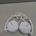 Sony ZX Series Wired On-Ear Headphones, White MDR-ZX110