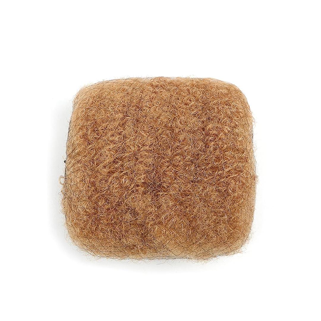 Locs Afro Kinky Hair Bulk For Dreadlock Extensions, Repair Locs, Braiding, Crochet Hair for Black Women 8 inch, 30g pack (#24 - Golden Blonde)