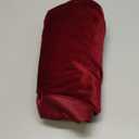 KKJIAF Red Stretch Velvet Fabric 60 Inch Wide, 1 Yard Soft Stretchy Fabric for Sewing Clothes, Apparel, Costume, Crafts - 90% Polyester 10% Spandex