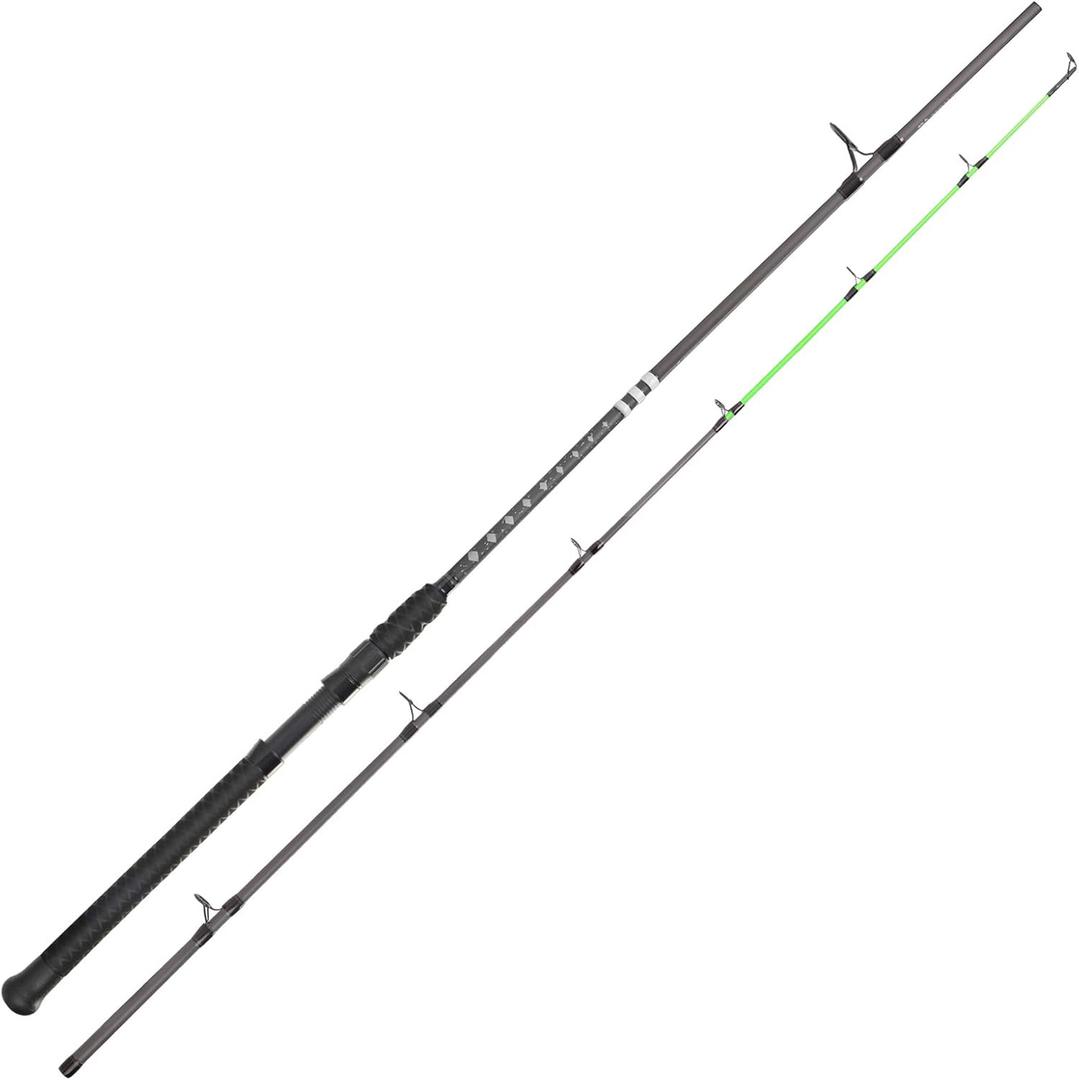KastKing Kong Saltwater & Freshwater Fishing Rod, Powerful, Lightweight S-Curve Graphite Rod Blanks, Nano Resin Technology, Stainless-Steel Double-Foot Guides w/Titanium Oxide Rings, Non-Slip Handles 
 2 pc 7 MH