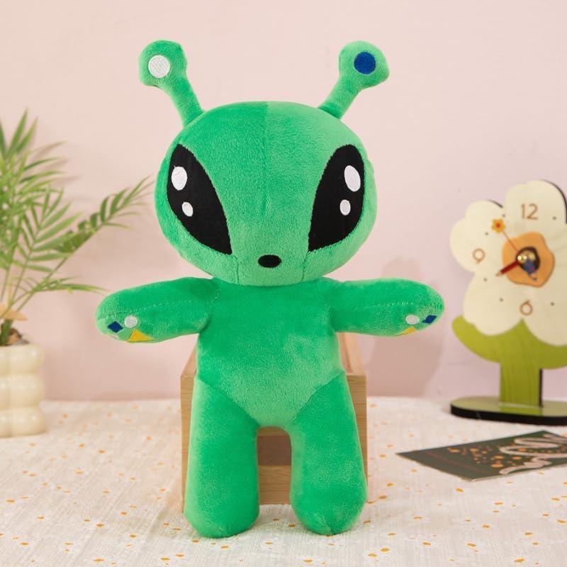 MAIPAI 13inch Green Alien Plush Toy,Soft Alien Plush Stuffed Animal Dolls, Cute Aliens Plushies Plush Figure Pillow for Kids Boys Girls and Fans Christmas,Birthdays