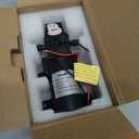 bayite 12V DC Water Transfer Pump with 2 Hose Clamps 12 Volt Diaphragm Pump Self Priming Sprayer Pump with Pressure Switch 4.5 L/Min 1.2 GPM 80 PSI for Weed ATV Marine Boat