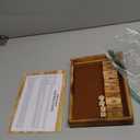 Glintoper Shut The Box & 4 in a Row Tables Game Set, Classic Wood Dice Game with Numbers & Line Up 4 Game for Kids Family, Living Room Rustic Coffee Table Decor, Travel Game Strategy Board Games