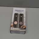 Electric Salt and Pepper Grinder Set, USB Rechargeable Kitchen Gadgets-Automatic Salt and Pepper Mill with Adjustable Coarseness, One-Hand Operation Built-in LED Light, Type-C Charging - 2 Pack