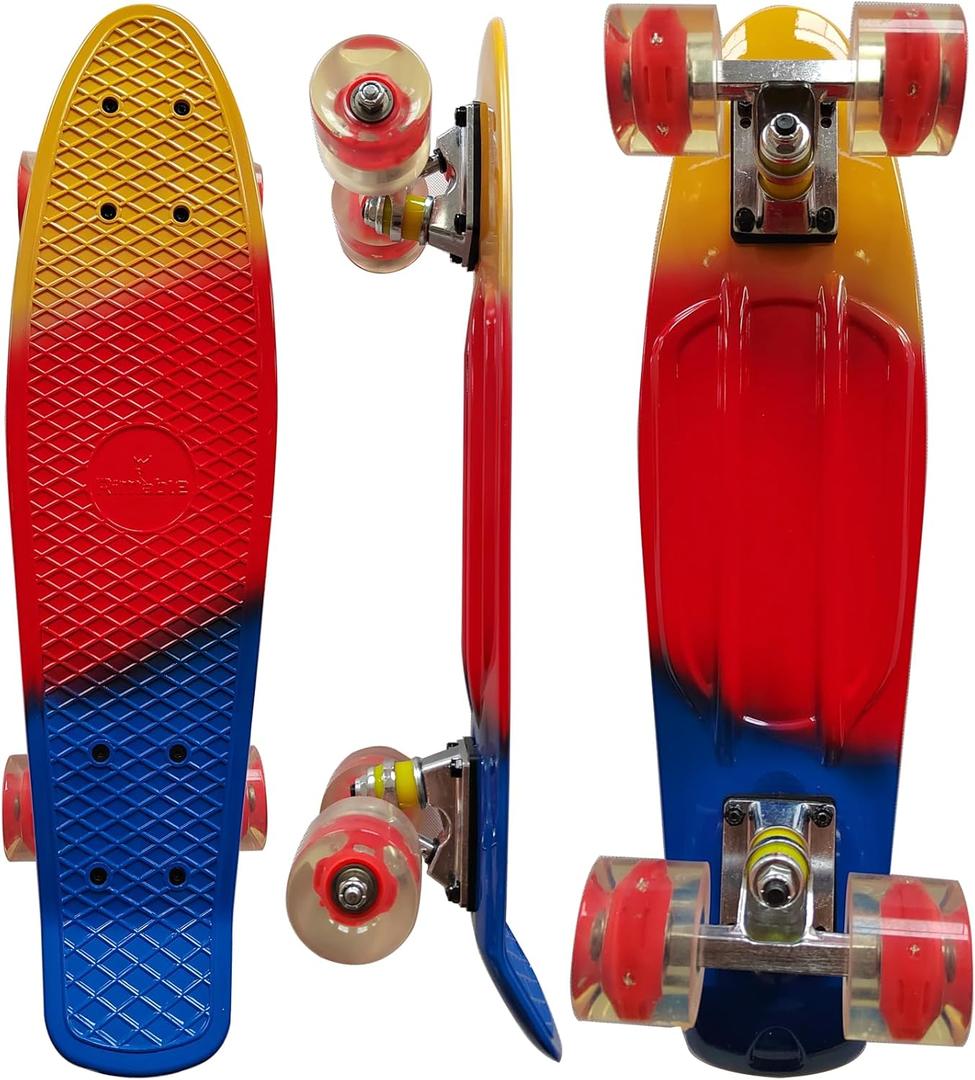Complete 22 Inches Skateboard (YRBLED)