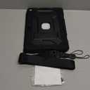 TIMISM Case for iPad 9th/8th/7th Generation(10.2 inch)-Complete Protection with Screen Protector, Shoulder Strap, Kickstand and Pencil Holder, Heavy Duty Shockproof, Black