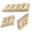 Dizaolive Wicker Chair Cushions for Outdoor Furniture Patio Loveseat Settee Bench Cushions 19x19