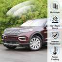 Windshield Sun Shade Fit for 2020-2024 2025 2026 Ford Explorer SUV, ST XLT, Limited, Platinum Accessories Foldable Sunshade Sun Visor Protector Keep Car Cool