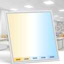 AIKVSXER 1 Pack 2x2 LED Flat Panel Light - Selectable 5 CCT 3000K-6500K & 5 Wattage 30-50W 5500Lm 0-10V Dimmable 2x2 led Drop Ceiling Lights 120-277V for Commercial and Home