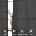 CUCRAF Grey Sheer Curtains 90 Inches Long 2 Panels Set, Semi Sheer Rod Pocket Window Treatment Voile Drapes for Living Room Bedroom(37''W x 90''L, Grey)