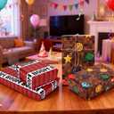 10pcs Pixel Theme Wrapping Paper, 50x70cm/19.7x27.6in Video Gaming Gift Wrap DIY Pixel Birthday Party favors Wrapper Paper Christmas & Party Decorations Supplies (2 Styles)