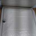 Diflart Natural Marble Stone Cutting Board for Kitchen, 16x16 Inch, White with Gold Veins, Marble Slab Pastry Board Large with Non-Slip Feet for Backing, Cheese, Chocolate, Pack of 1 Piece