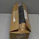 SPACEKEEPER Slim Rolling Storage Cart 4 Tier Bathroom Organizer Cart Mobile Shelving Unit Slide Out Utility Cart for Kitchen, Bthroom, Makeup, Craft, Laundry Narrow Places, Black