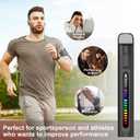 Breathing Exercise Device, Portable Breathing Training Device for Better Breathe, Guided Smart Breathing Exercise Assistant for Athletes andSports Enthusiasts