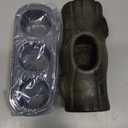 Dog Toys for Aggressive Chewers,Indestructible Dogs Toy for Large/Medium Breed,Frozen Dog Treat Holder to do Keep Them Busy to Reduces Anxiety (10, brown)