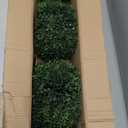 Nearly Natural 3ft. Artificial Triple Ball Boxwood Topiary Tree (Indoor/Outdoor) T2021, Green