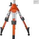Happybuy Laser Level Tripod Stand, 5/8"-11 Thread Mount, 27.16-67.71 inch Height Adjustment Heavy Duty Survey Tripod, with Level Bubble & Diffusion Limiter, Liftable Non-Skid Feet for Construction