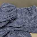 Bath Wrap Towels for Women – Adjustable Spa Shower Wrap with Super Absorbent Microfiber, Quick-Dry Body & Hair Towel Set for Home, Hotel, Beach, Pool, Gym, Travel – Blue