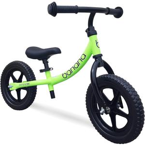 banana bike Balance Bike - Lightweight Toddler Bike - No Pedal with Adjustable Handlebar and Seat - Durable Aluminum -Equipped with EVA Tires for Smooth Rides (Green)