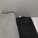 Amearea Modern Soft Hallway Runner Rug, 2x6 Feet Washable Runner Rugs for Hallway, Black Fluffy Rug Bedroom Bedside Rugs, Non Slip Memory Foam Rug Carpet for Entrance Kitchen Living Room Decor