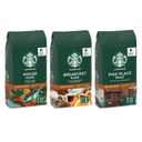 Starbucks Medium Roast Whole Bean Coffee, Variety Pack, 3 bags (12 oz each), Best By 29 DEC 2025 
