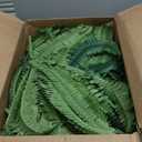 CQURE 48" Large Fake Fern Artificial Ferns for Outdoors,Set of 2 88 Fronds Realistic Artificial Boston Ferns Bush Plant for Indoor Outdoor Garden Porch Decor (Lifelike,UV Resistant,No Maintenance)