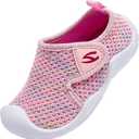 GUBARUN Toddler Boys Girls Sneakers Kids Lightweight Tennis Shoes Breathable(Pink Toddler 6)