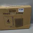 SUNEE 3 Ring Binders 2 Inch 4 Pack, Clear View Binder Three Ring PVC-Free (Fit 8.5x11 Inches) for School or Office Supplies, Assorted Pastel