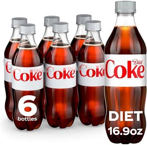 3 x Diet Coke Diet Soda, 16.9 fl oz Bottles, 6 Pack - Cola Soft Drinks