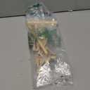 Toyvian Doll Garment Rack with Wooden Clothes Hangers 12 Inch Mini Doll Clothing Storage Organizer for Dollhouse Pretend Play Kids