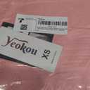 Yeokou Sweater Vest for Women Crochet Tank Top Knitted Tops Camis Tee Halter V Neck Sleeveless Summer Shirts Pullover(Pink-XS)