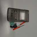 Ambertown Replacement Full Housing Shell Case Cover for Gameboy Color GBC (Clear Black)