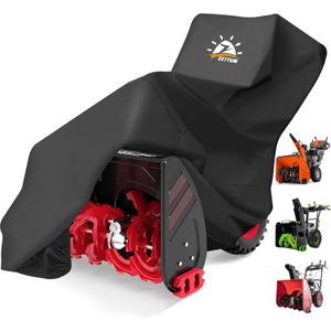 Zettum Snow Blower Cover - 600D Snowblower Covers Waterproof Heavy Duty, Outdoor Snow Thrower Cover Universal Fit for EGO, Honda, Ryobi, Cub Cadet, Ariens, Troy Bilt, Snow Joe, Toro and PowerSmart