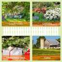 4 Pcs Christmas Tree Fence White Plastic pcket Fence for Christmas Tree Wedding Party Decoration Holiday Office Home Wedding Party Decor (100 cm in Total)