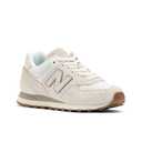 New Balance WL574BEM Womens Hiking Shoe, Sea Salt Off White 001, 8