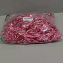 18PCS Cheerleading Pom Poms Metallic Foil Plastic Pom Poms with Baton Handle for Game Sports Squads Dancing Party Football Basketball Club Spirit Sports Stage Performance Celebration (Red and White)