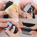 3 x 3 Pack Multi-Color Cases with Tempered Glass Screen Protector for Apple Watch Series 7/8/9 45mm, Navy Blue + Wine Red(Dark Red) + Pine Green, Smooth Touch, Easy Installation, Full Screen Shield, High Protection