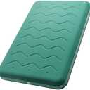 QPAU Twin Size Air Mattress Camping Pad – 9” Thick R8–10 Insulated Inflatable Mattress with Foam Comfort & Foot Pump, Twin Air Mattress for Camping, Road Trips, and Home Guests (Full Size)