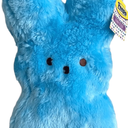 Animal Adventure | 15" Blue Shaggy Bunny Peeps Plush | Easter Basket Stuffed Animals for Kids | Marshmallow Candy | Huggable Ultra Soft Plushie Stuffers Buddy Toy | Collectable Gifts | Aged 3+