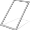 Joyfolk Refrigerator Freezer Door Gasket Seal Replacement, 21.06" x 34.25", Enhanced Magnetic Strip and High-Temp Welding, Compatible with W10164045, W10191103, W10443322, Wpw10714545