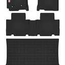 Floor Mats & Cargo Liner for 2006-2012 Toyota RAV4 5 Seat, All Weather Protection Accessories Custom Full Set Liners Include 1st & 2nd Row Automotive Floor Mats TPE Winter Slush Car Mats