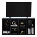 OSCHF 8-Cube Storage Shelf Bookcase, Walnut