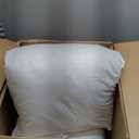 JA COMFORTS Duck Feather Down Bed Pillows for Sleeping(2 Packs)-King(20IN36IN),High Filling Weight,600 Thread Count,Double-Layer Downproof Fabric Design,10% Duck Down,Cotton Cover,White