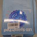 LED Splash Pad, 60" Yard Sprinkler for Kids, Toddlers & Dogs, Non-Slip