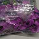 12 Piece Outdoor Artificial Flowers Fake Pansies -Two-Tone Faux Flowers per Stem, UV Resistant for Indoor Outdoor Porch Garden Planters Patio Window Box Home Decor(Purplish Red)